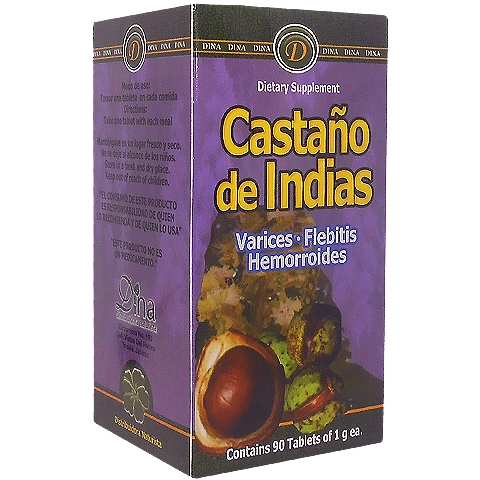 Castaño de indias 90 tabletas, Foto 1 Figura Fácil