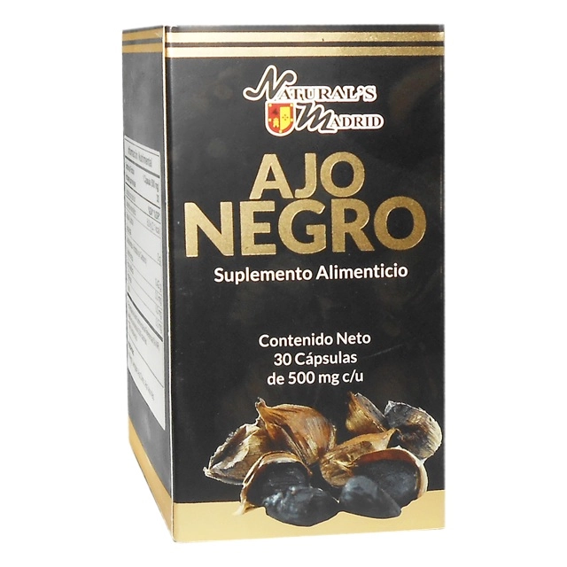 Ajo negro 30 cápsulas 500mg, Foto 1 Figura Fácil