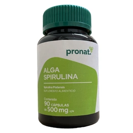 Alga spirulina 90 cápsulas, Foto 1 Figura Fácil