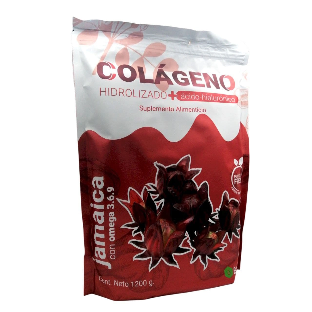 Colageno Hidrolizado con Ácido Hialurónico sabor Jamaica 1.2 kg, Foto 1 Figura Fácil