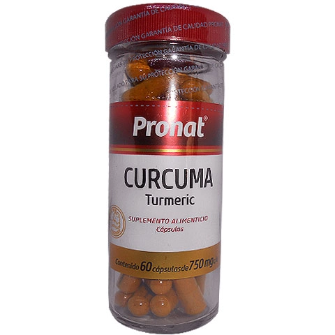 Cúrcuma turmeric 60 cápsulas, Foto 1 Figura Fácil