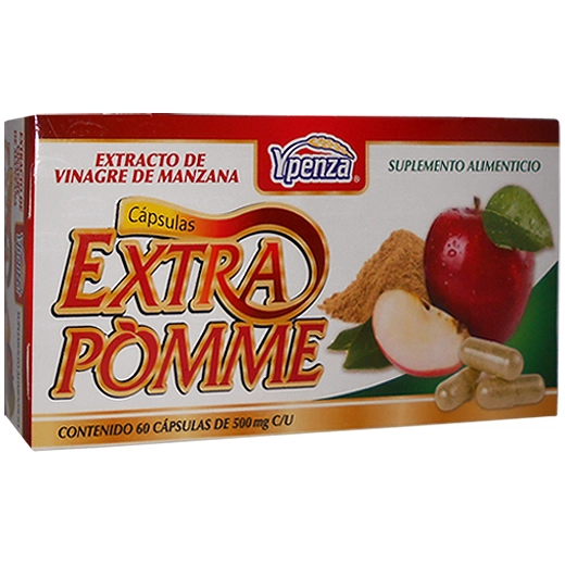 Extra pomme vinagre de manzana 60 cápsulas, Foto 1 Figura Fácil