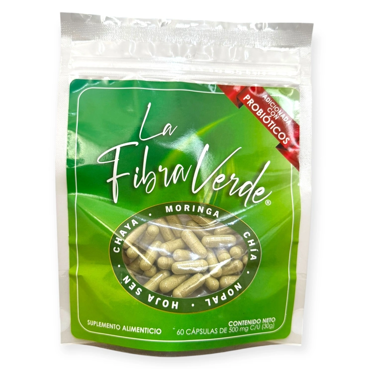 La Fibra Verde 60 cápsulas, Foto 1 Figura Fácil