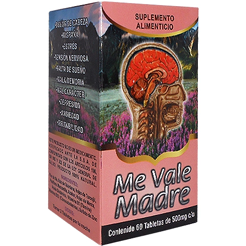Me vale madre 60 tabletas, Foto 1 Figura Fácil