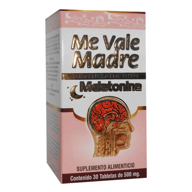Me Vale Madre con Melatonina 30 Tabletas, Foto 1 Figura Fácil
