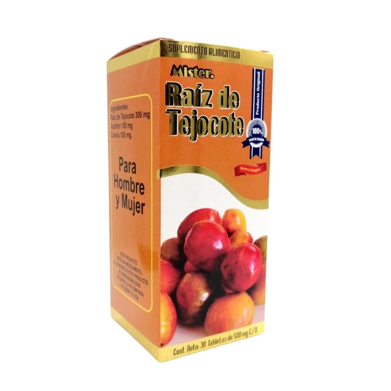 Mister raíz de tejocote 30 cápsulas, Foto 1 Figura Fácil