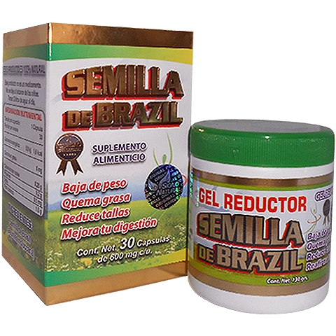 Pack semilla de brazil cápsulas y gel, Foto 1 Figura Fácil