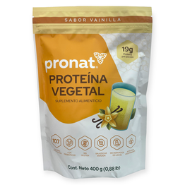 Proteína vegetal sabor vainilla con prebióticos 400g, Foto 1 Figura Fácil