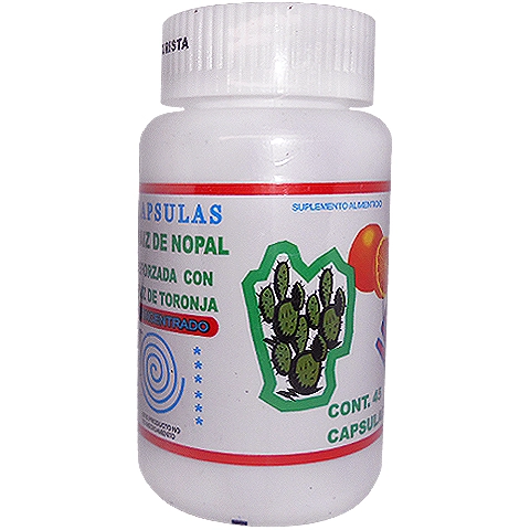 Raíz de Nopal Reforzada 45 Cápsulas La Gran Naturista, Foto 1 Figura Fácil