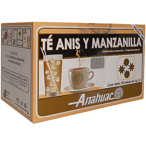 Té anís y Manzanilla 30 bolsas, Foto 1 Figura Fácil