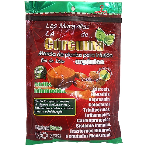 Té cúrcuma 220g, Foto 1 Figura Fácil