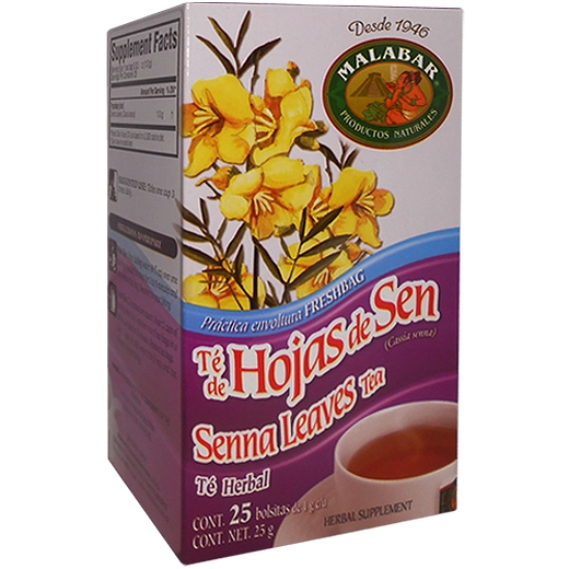 Té de hoja de sen 25 Sobres, Foto 1 Figura Fácil