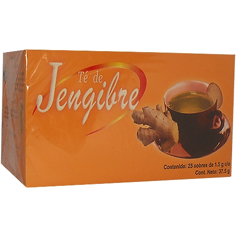 Té de jengibre 25 saquitos, Foto 1 Figura Fácil