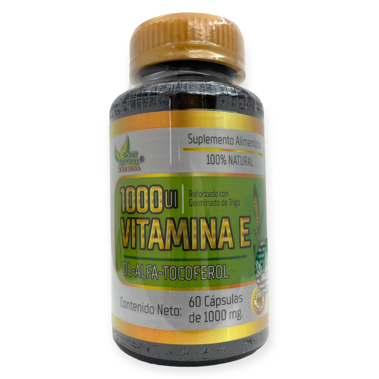Vitamina E 1000 UI 60 cápsulas, Foto 1 Figura Fácil